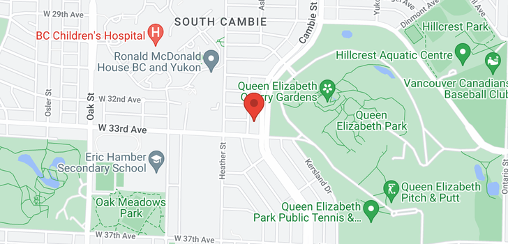 map of PH603 4867 CAMBIE STREET